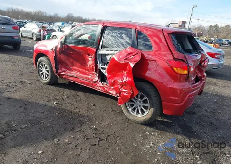 2011 Mitsubishi Outlander Sport Es from USA, damaged, VIN JA4AP3AU3BZ014471